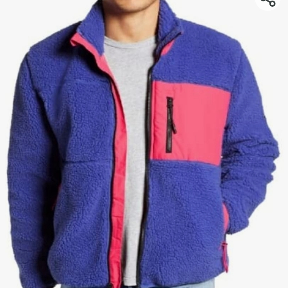 Penfeild Royal Blue Mattawa Fleece Jacket Sz M